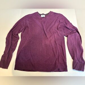 Mens Old Navy Purple Vneck Sweater Small